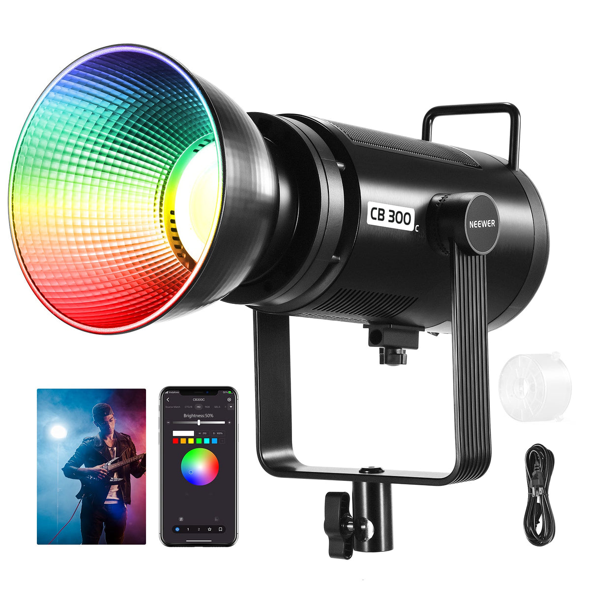 Neewer Rgb Light NEEWER CB300C 300W COB RGBWW LED Video Light – NEEWER.AU