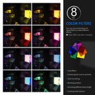 Neewer 8-Pack Lighting Color Filter Tansparent Color Correction Filter in 8