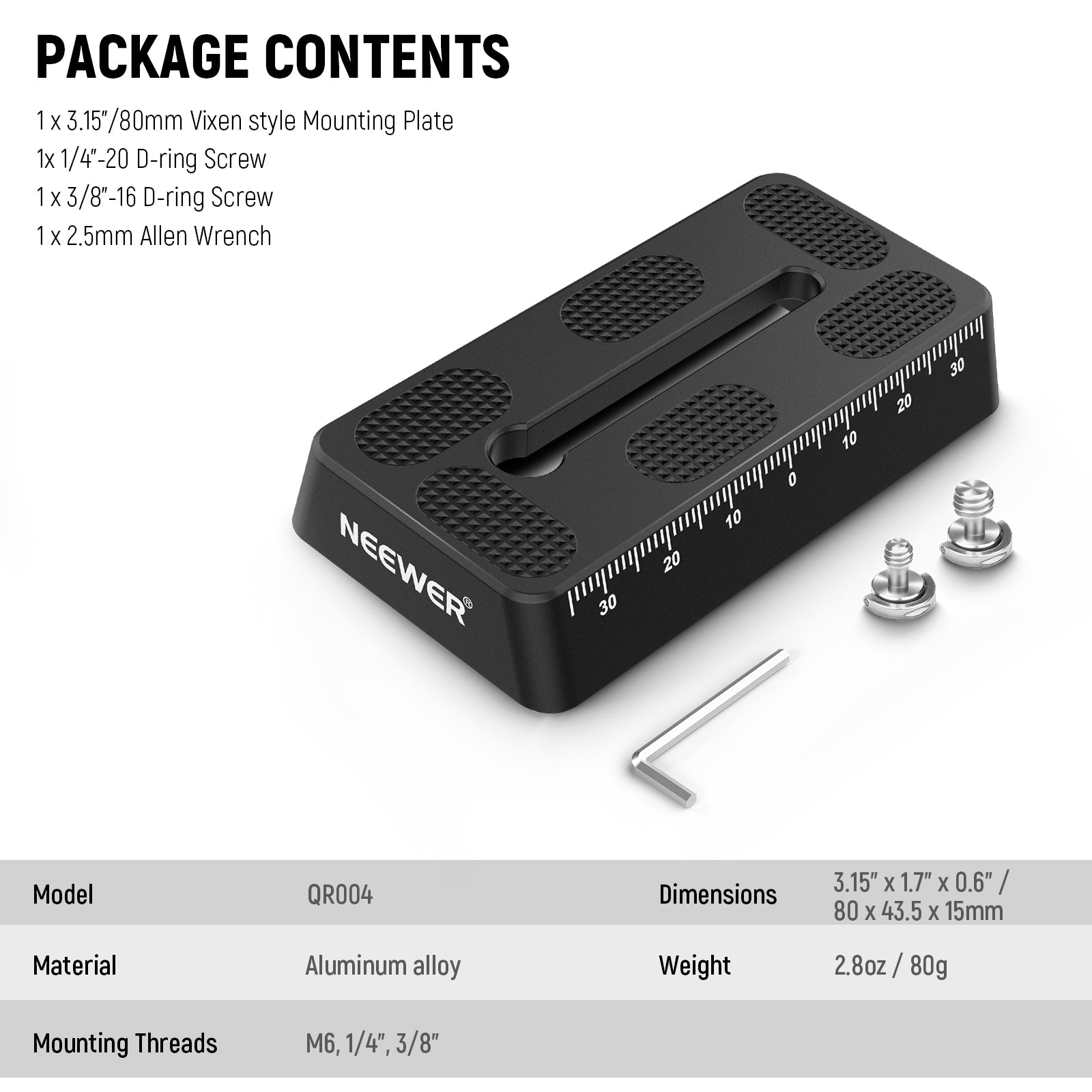 Telescope store mounting plate