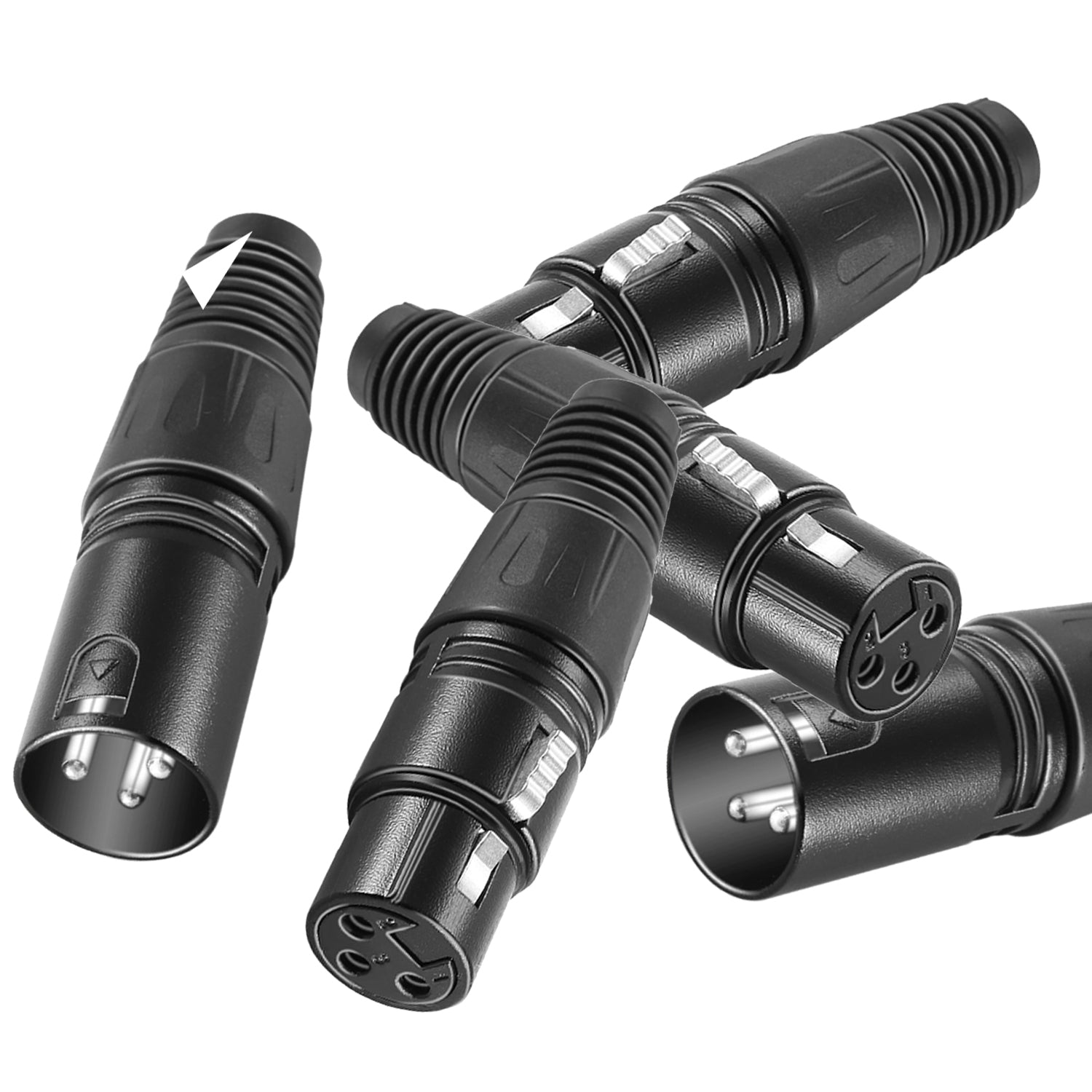 20-Piece 3 Pin XLR Connector - Thumbnail 5