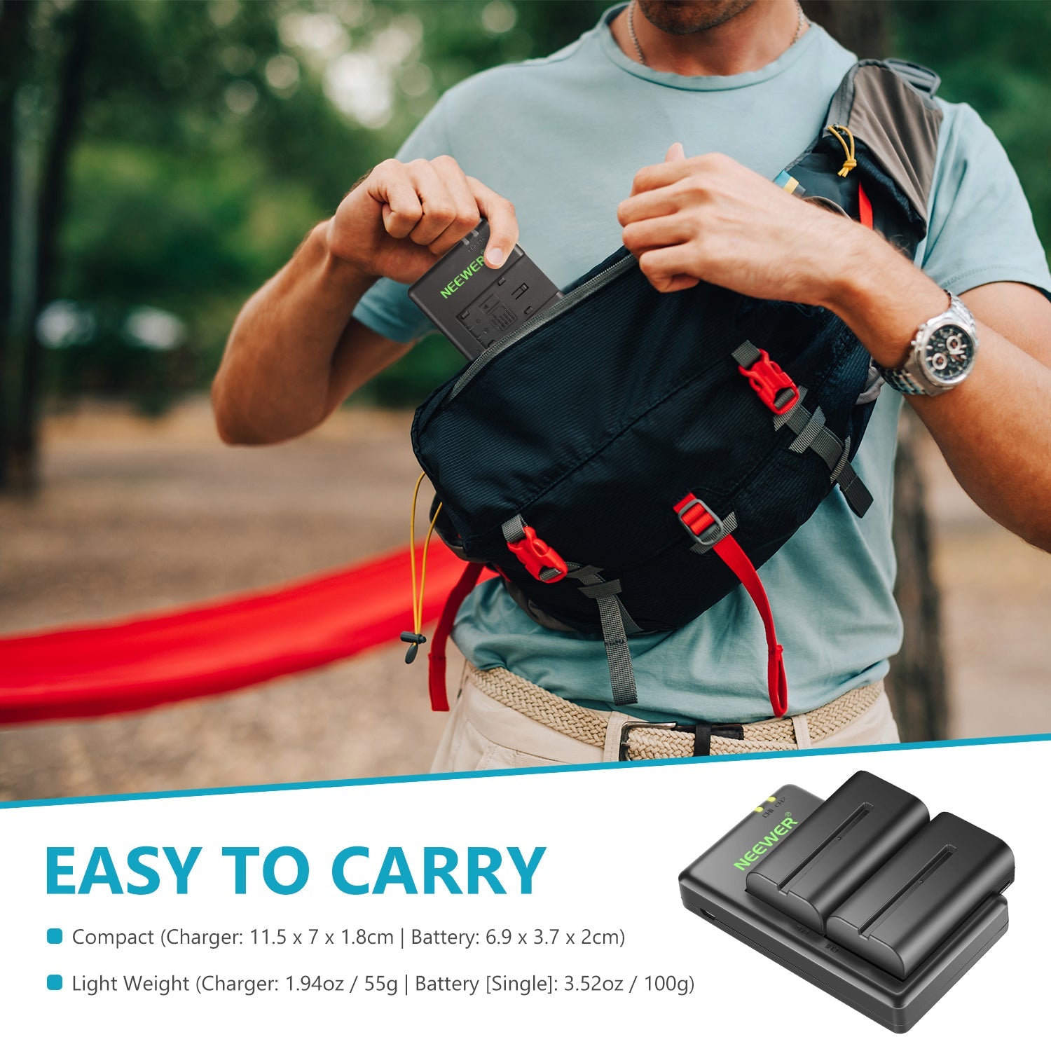 Neewer NP-F550 Battery Charger Set for Sony - neewer.com